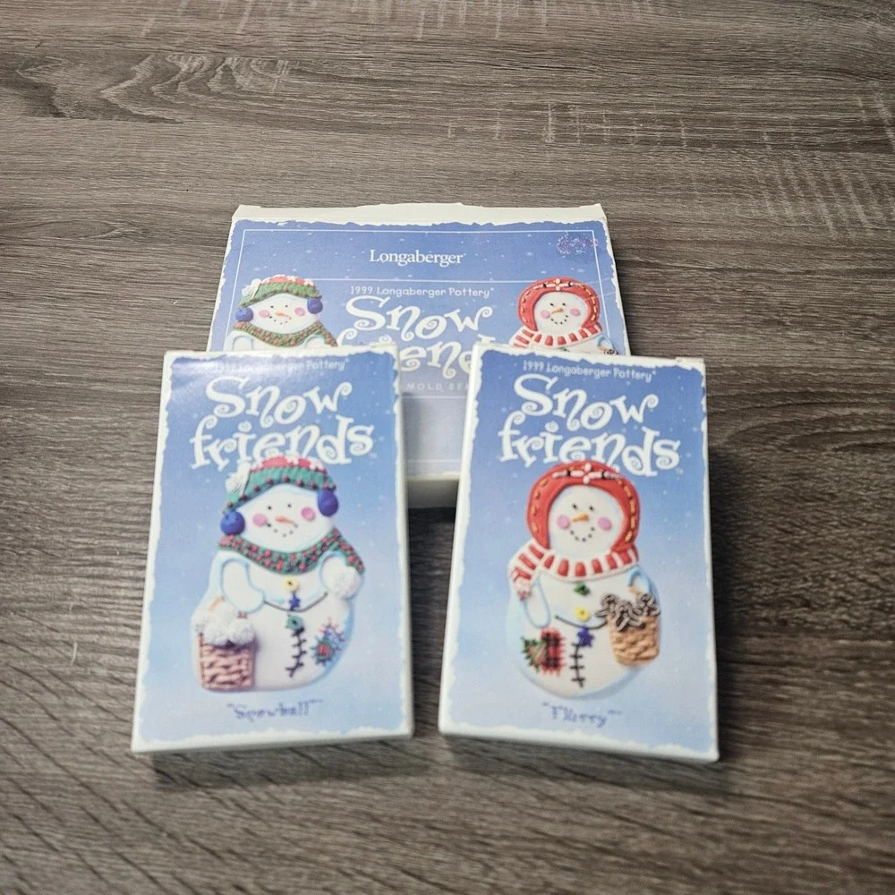 Longaberger pottery snow